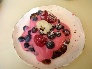 Banana cake! at Palm Vaults in East London