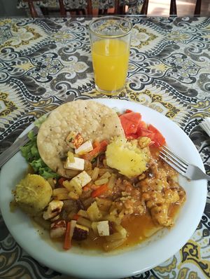 Vegetariano meal.. at Govinda Restaurante e Pizzaria Vegetariana in Porto Alegre