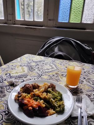 A daily meal for a healthy day!! at Govinda Restaurante e Pizzaria Vegetariana in Porto Alegre