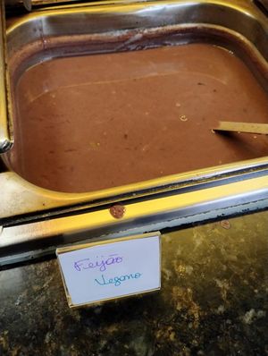 Feijão , the base staple of Brazil? at Govinda Restaurante e Pizzaria Vegetariana in Porto Alegre