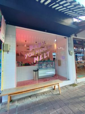 Outside at Mad Pops in Seminyak