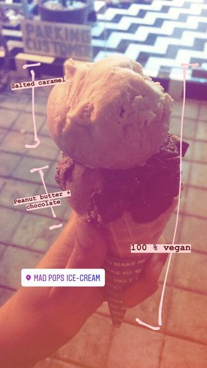 Salted Caramel + PB and Chocolate, what dreams are made of!  at Mad Pops in Seminyak