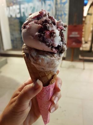 Black Forest and cookie dough / divine!!! at Mad Pops in Seminyak