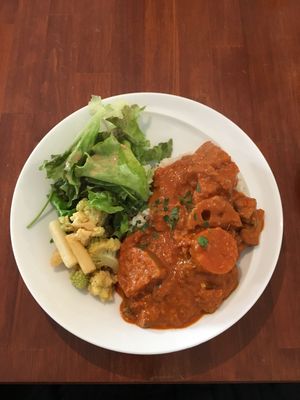Vegan rice bowl at Taste and Scent in Kanazawa