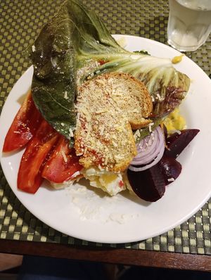 Salad is good for all... at Natureza in Porto Alegre