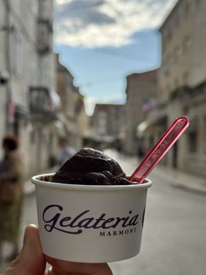   at Gelateria Marmont in Split