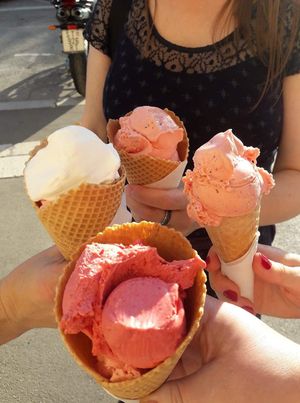 All vegan at Gelateria Marmont in Split