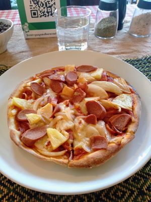 Hawaiian Pizza (small) at Rad Rabbit in Chiang Mai