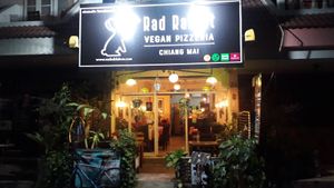 Outside at Rad Rabbit in Chiang Mai