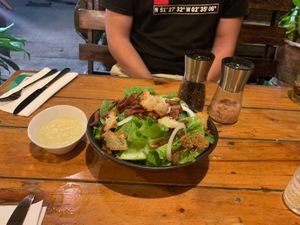Chicken Caesar salad   at Rad Rabbit in Chiang Mai
