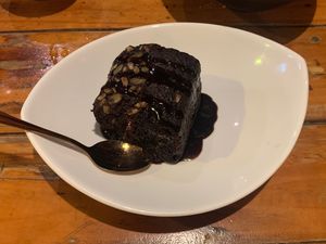 Chocolate brownie  at Rad Rabbit in Chiang Mai