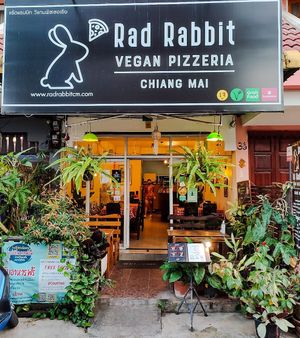 Entrance at Rad Rabbit in Chiang Mai