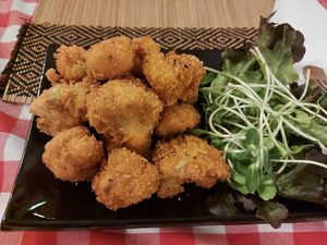 Breaded cauliflower at Rad Rabbit in Chiang Mai