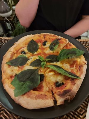 Margarita with black olive at Rad Rabbit in Chiang Mai