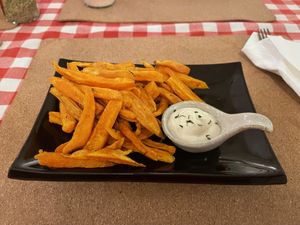 Sweet potato fries   at Rad Rabbit in Chiang Mai