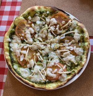 farm villa pizza  at Rad Rabbit in Chiang Mai