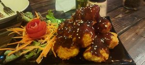 Cauli wings w bbq sauce at Rad Rabbit in Chiang Mai