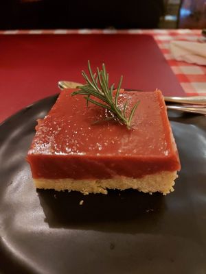 Strawberry square at Rad Rabbit in Chiang Mai