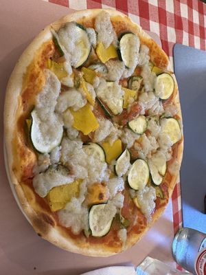 Farm fresh pizza  at Rad Rabbit in Chiang Mai