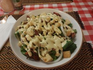 Caesar salad at Rad Rabbit in Chiang Mai