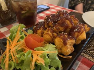 Cauliflower wings  #Veganuary at Rad Rabbit in Chiang Mai
