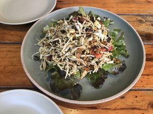 Tea leaf salad, yum  at Rad Rabbit in Chiang Mai