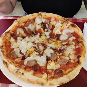 Hawaiian pizza at Rad Rabbit in Chiang Mai