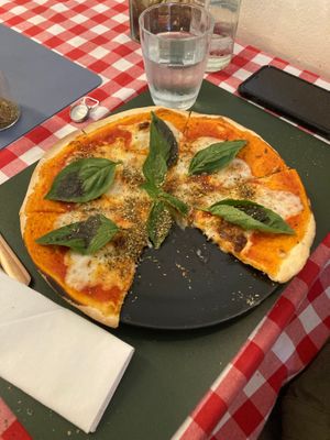 Pizza Margherita at Rad Rabbit in Chiang Mai