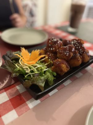 Cauliflower bbq wings   at Rad Rabbit in Chiang Mai