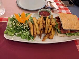 BLT sandwich at Rad Rabbit in Chiang Mai