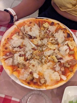 Hawaiian pizza at Rad Rabbit in Chiang Mai