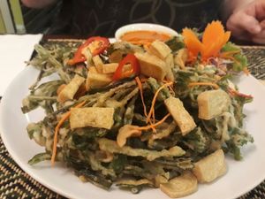 Crispy Morning Glory at Rad Rabbit in Chiang Mai