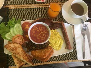 breakfast option  at Rad Rabbit in Chiang Mai