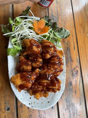 cauliflower wings (so good!!)  at Rad Rabbit in Chiang Mai