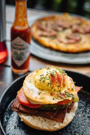 Rad Breakfast : "Eggs" benedict at Rad Rabbit in Chiang Mai