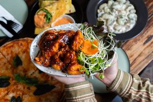 BBQ cauliflower wings at Rad Rabbit in Chiang Mai