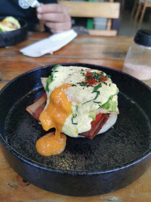 "Egg" Benedict at Rad Rabbit in Chiang Mai