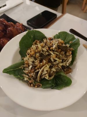 Tealeaf salad at Rad Rabbit in Chiang Mai