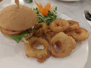 Avocado jackfruit burger at Rad Rabbit in Chiang Mai