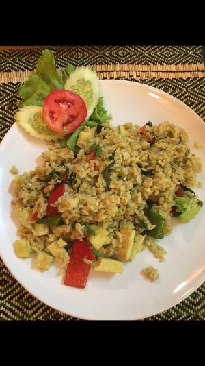 Thai fried rice at Rad Rabbit in Chiang Mai