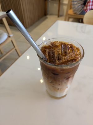 Iced Thai Tea at Rad Rabbit in Chiang Mai