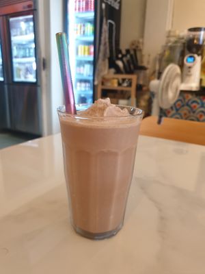 Chocolate milkshake - 9/10 plain and simple goodness that is a chocolate milkshake felt like drinking ice-cream, not super extravagant and fancy but great at Rad Rabbit in Chiang Mai