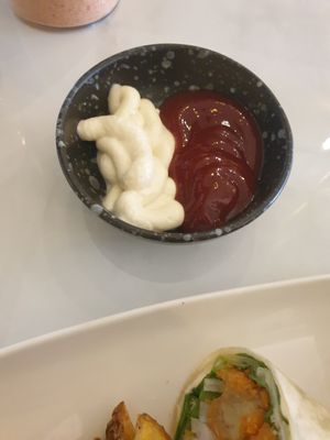 ketchup/mayo 6.5/10 Brought out with the 'chicken' wrap at Rad Rabbit in Chiang Mai