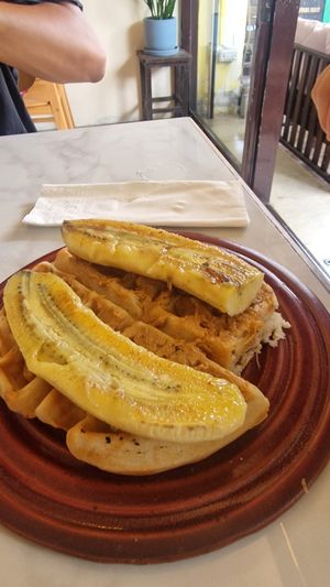 Waffle at Rad Rabbit in Chiang Mai