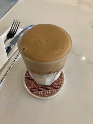 Iced dalgona  at Rad Rabbit in Chiang Mai