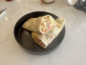 Crunch wrap  at Rad Rabbit in Chiang Mai