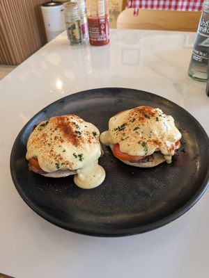 Eggs Benedict at Rad Rabbit in Chiang Mai