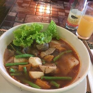 Noodle in soup  at Rad Rabbit in Chiang Mai