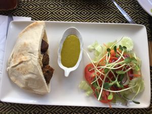 Pitta plate! It was great ❤️ at Rad Rabbit in Chiang Mai