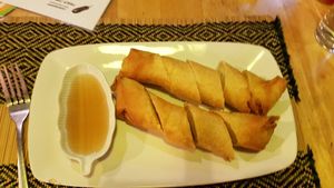 Fried banana at Rad Rabbit in Chiang Mai